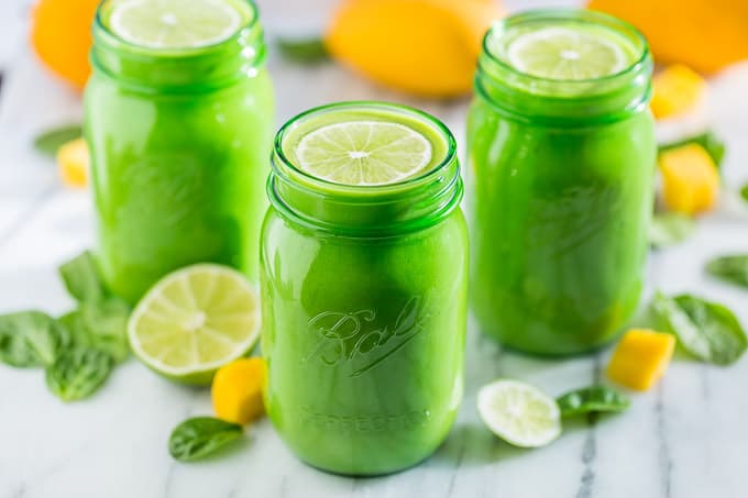 Balanced Mango Lime Green Smoothie: Quick, Healthy & Paleo